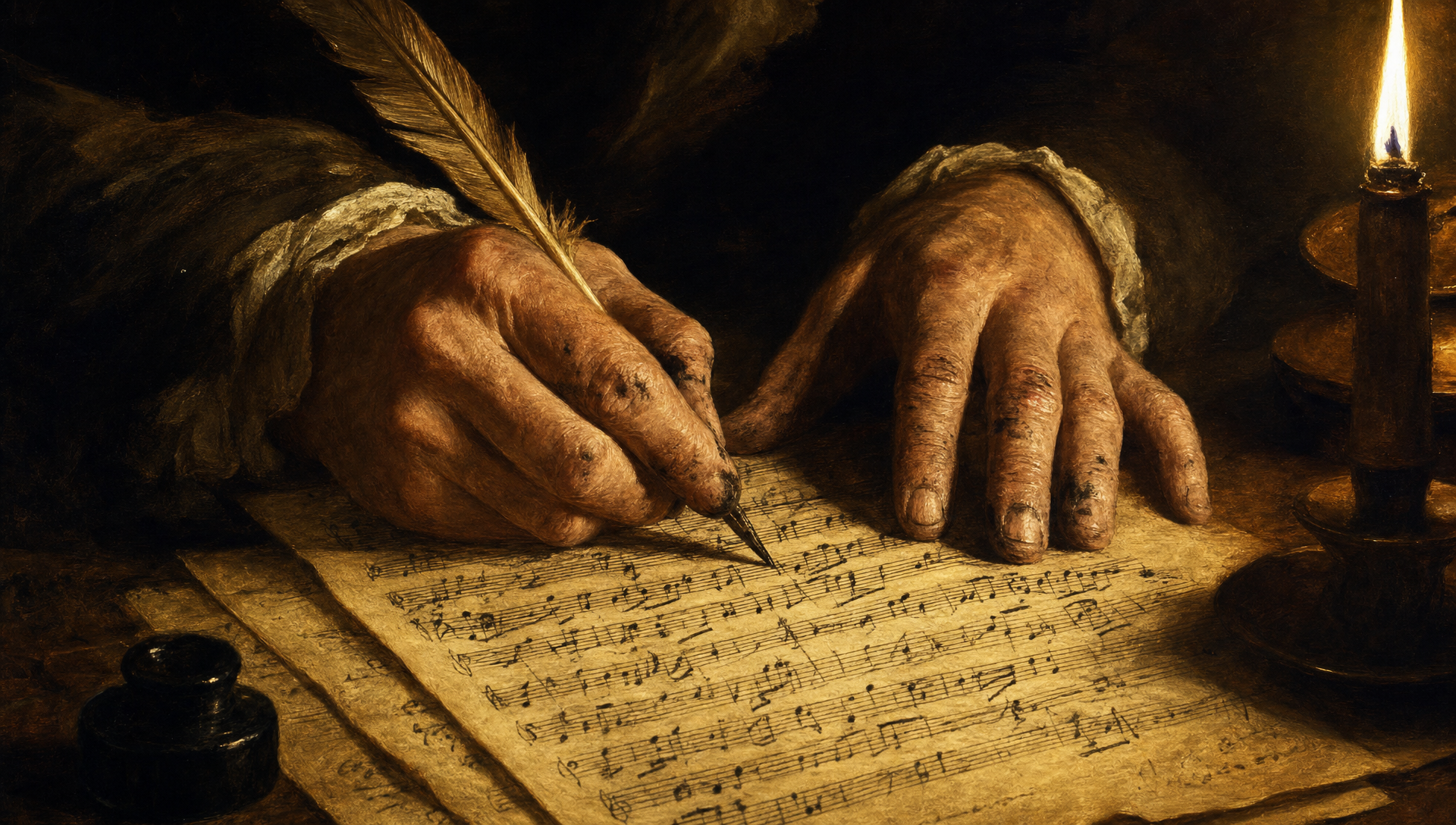 Beethoven Composing the Hammerklavier Sonata — still 2