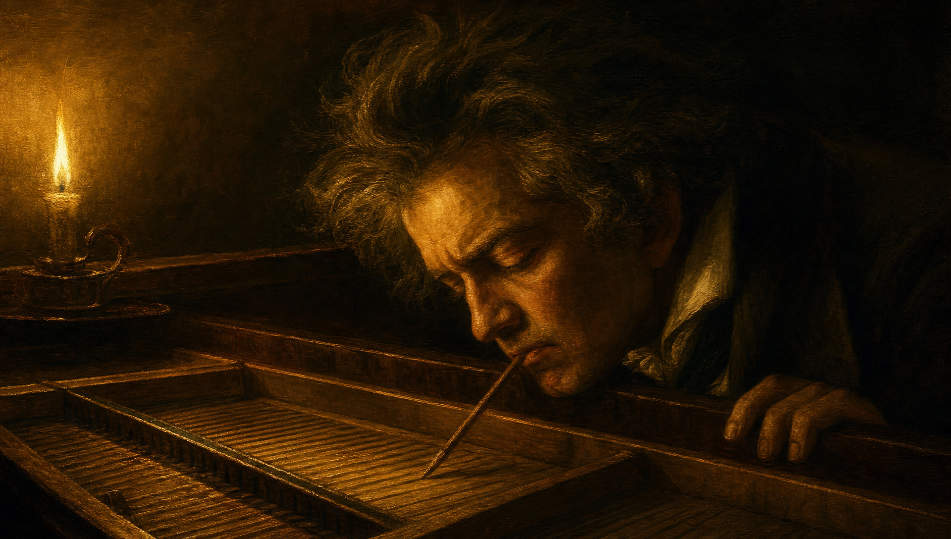 Beethoven Composing the Hammerklavier Sonata — still 3