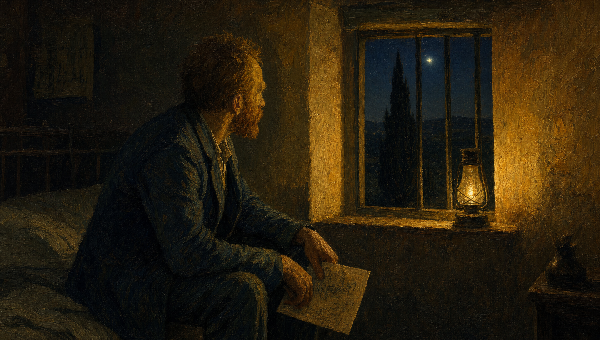 Van Gogh in the Asylum, the Night Before Starry Night — still 1